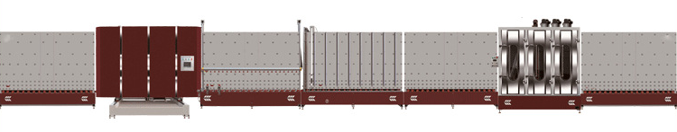  LB2200P立式板外合片中空玻璃生產線